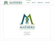 Tablet Screenshot of mathersfoundation.org